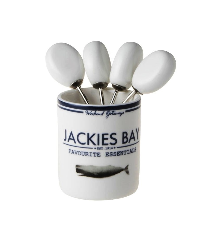 Jackies Bay набір вилочок-шпажок Giftset 4 Tapasforks with cup
